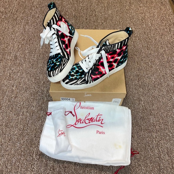 CHRISTIAN LOUBOUTIN Multicolor High-Tops - Picture 1 of 7
